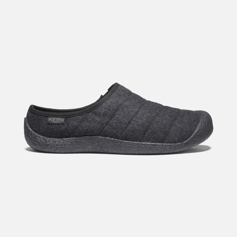 Keen Howser Slide Shoes - Men's Black Footwear